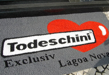 tapetes personalizados todeschini